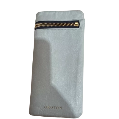 Oroton Womens Light Blue Leather wallet