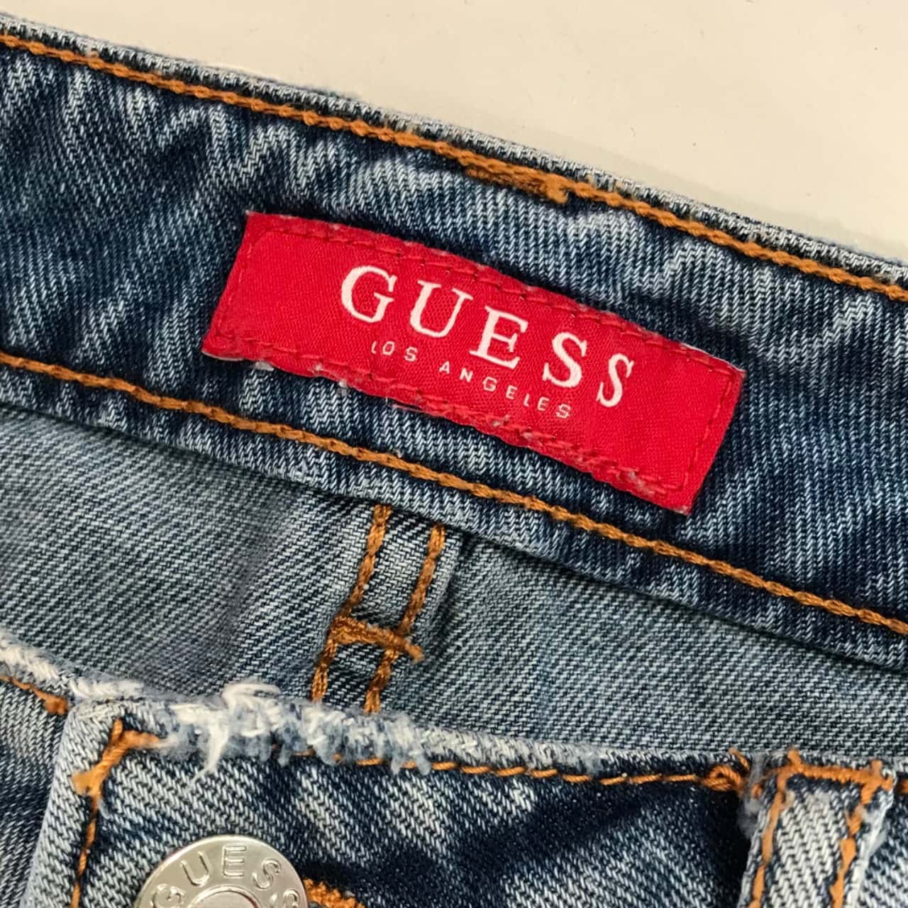 Guess Womens Size XS Denim Blue skirt