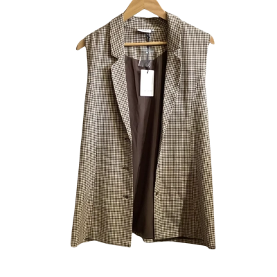 Jeanswest Womens Vest Size 16 Brown 