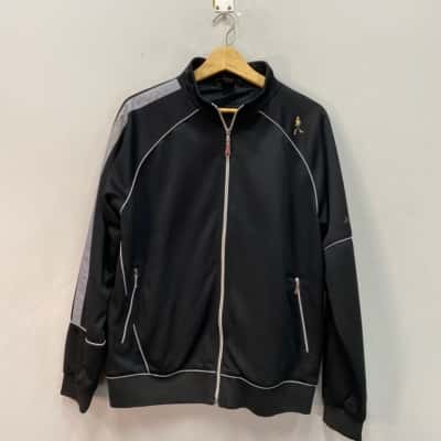  Johnnie Walker / F1 Racing Mens  Size S Zip-Up Jacket Black  / Grey 