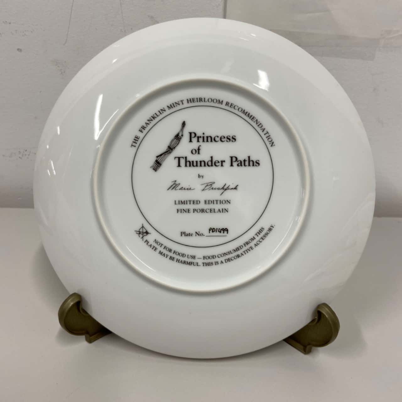 Franklin Mint Royal Doulton “Princess of Thunder Paths” Collectors