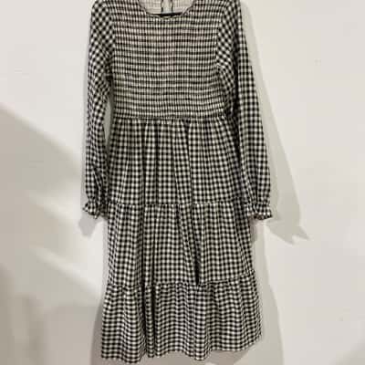  Atmos&Here Midi Dress  Womens  Size 12 Checked 