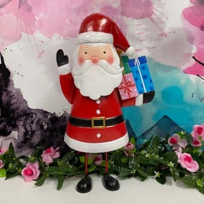 Metal Santa 40cm 