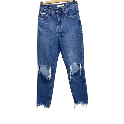 Nobody Denim Womens  Size 26 Distressed Jeans Blue 