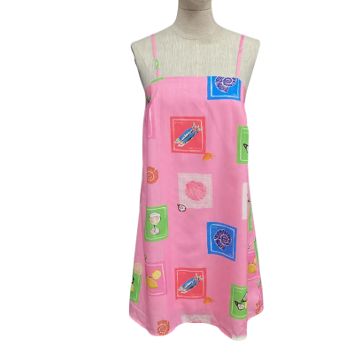  By Frankie  Size XS Shoestring Strap Dress Pink  