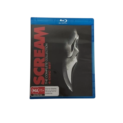  4-disc Scream: The Complete Collection Blu-ray set