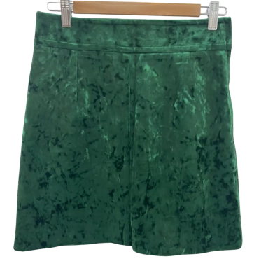 Sandro-Paris Womens  Size 8 Mini Skirt Green 