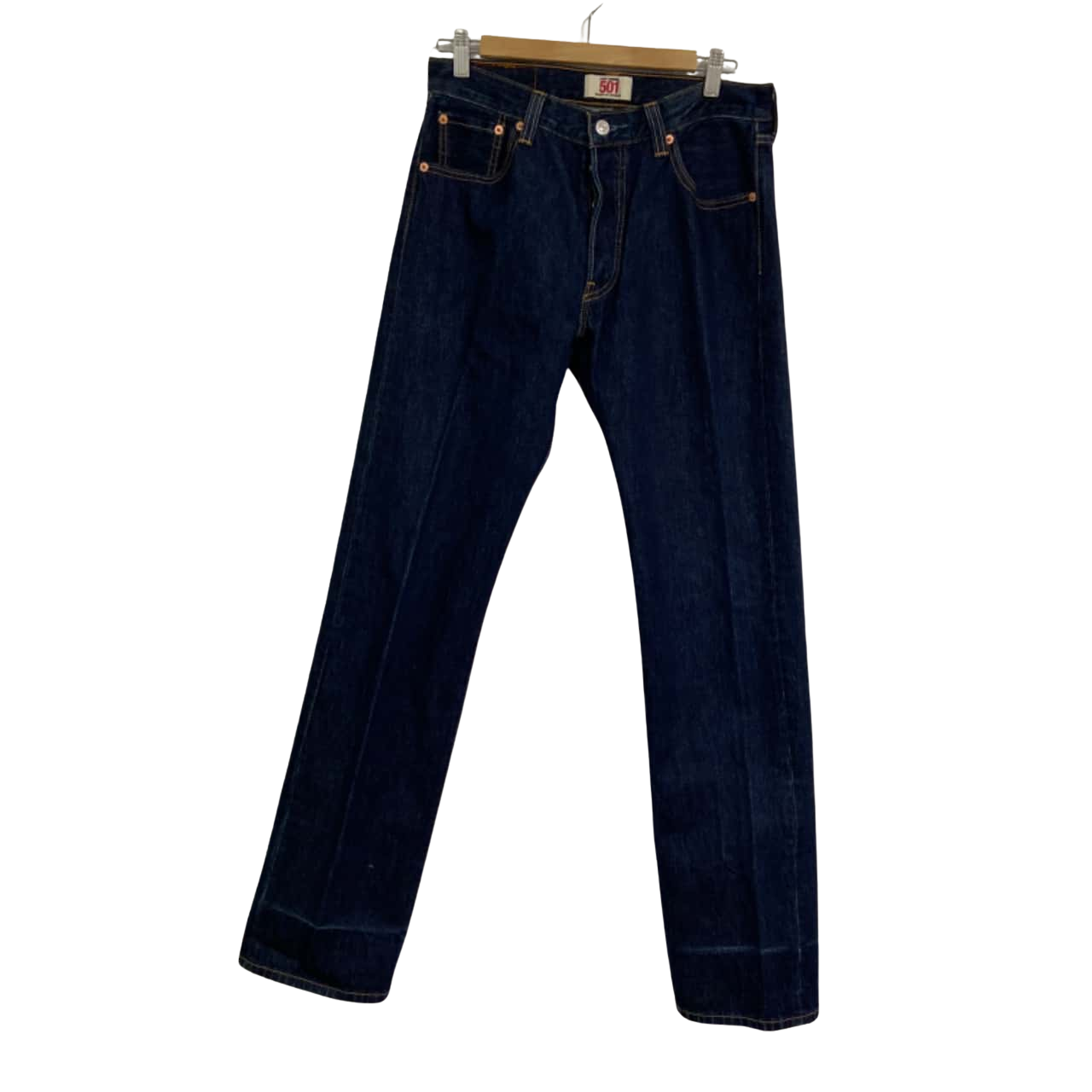 Levi's 501 Mens Jeans Navy Blue (s)