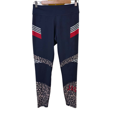 Jaggad Size XL Leggings Navy Blue / Pattern 
