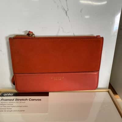 Oroton Womens Clutch Orange 