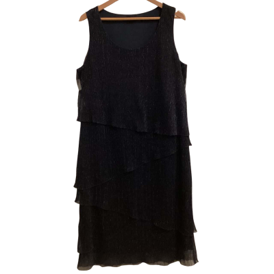 Eve Hunter Womens  Size 18 Cocktail Dress Black  / Navy Blue 