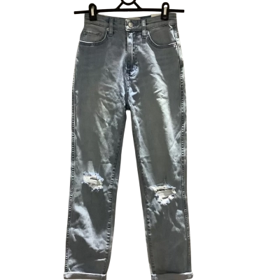 BNWT Riders by Lee Womens  Size 6 Distressed  High Rise Slim Straight Jeans Blue RRP $119.95