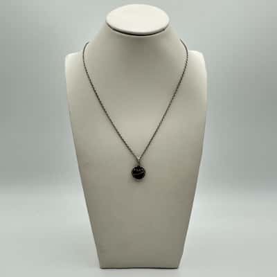 Vintage Brown Pendant Necklace