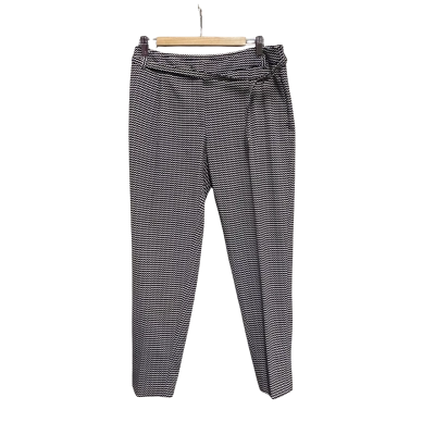 Weekend Max Mara Womens  Size 38 High Waisted Pants Black  / White 