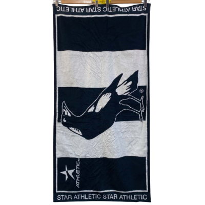 Star Athletic AFL Towel - Player Magpies Black/White