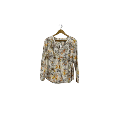 W. Lane Womens  Size 16 Long Sleeve Top White 