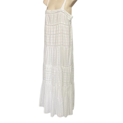 Piper White lace maxi dress Women's size 10