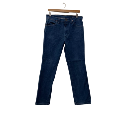 Wrangler Mens  Size 34 Straight Leg Jeans Blue 