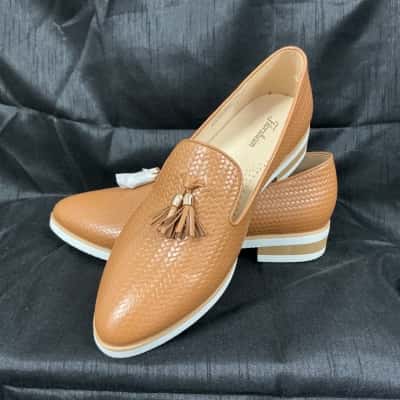 Forshein Leather Kylie Shoes Size 39 Brown 