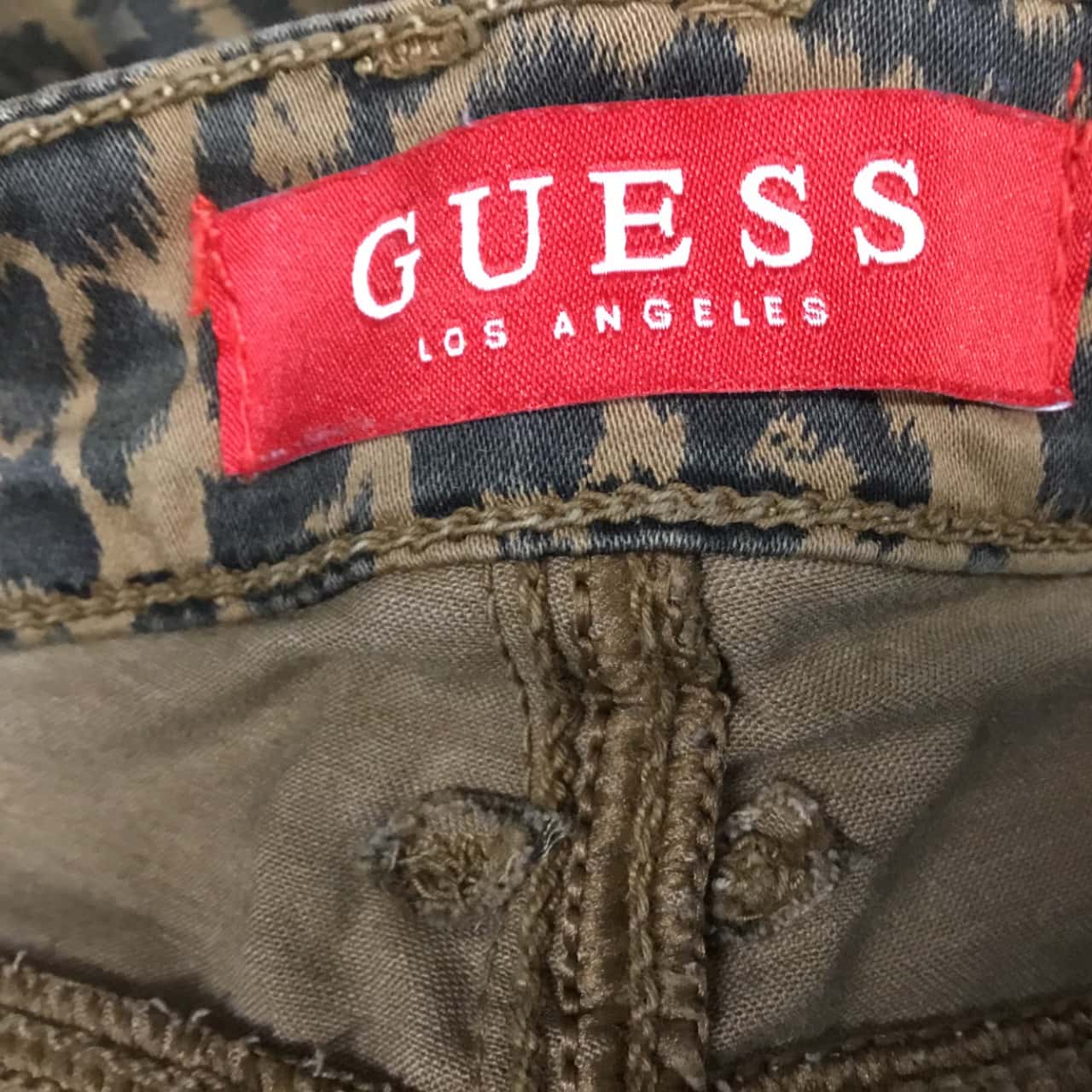 guess animal print shoes