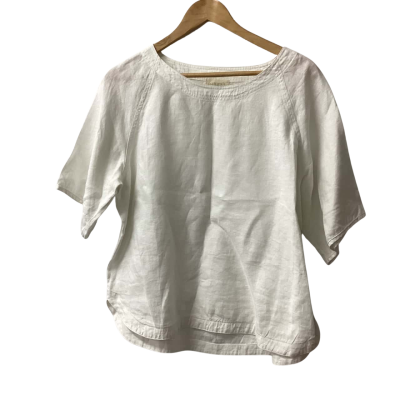  Naturals by O&J  Size M Short Sleeve Top White( g