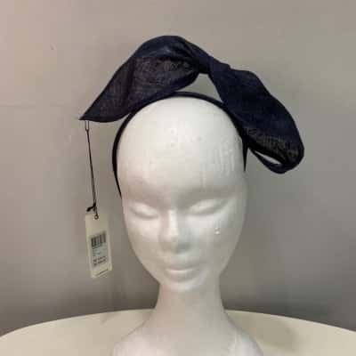 Olga Berg Womens Fascinator / Headband Blue 
