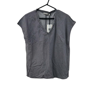 SPORTSCRAFT NAVY AND WHITE TOP.  SIZE 14