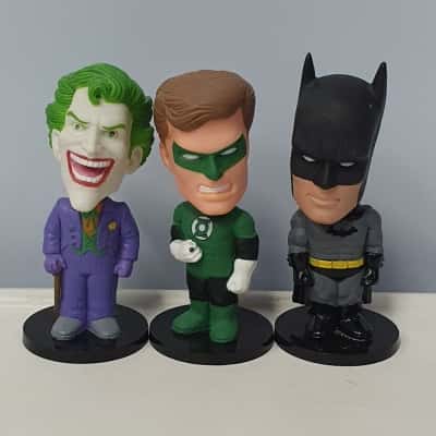 Funko Wacky Wobbler Batman, Green Lantern & The Joker 9cm