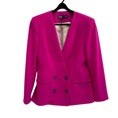 Zara Womens  Size 30 / L Blazer Pink  
