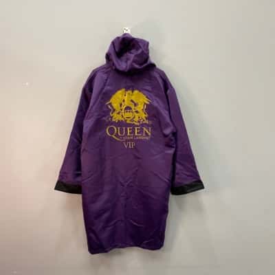 Queen + Adam Lambert VIP Embroidered Hooded Robe (back is shown)
