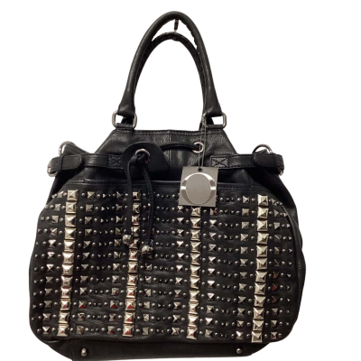 Oroton Womens Tote Bag Black  