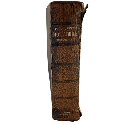 The Holman New Self Pronouncing Sunday School Teacher’s 1897 Holy Bible