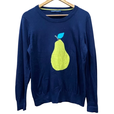 Sportscraft Navy Blue Pear Knit Jumper Size M 