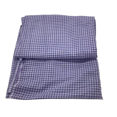 Thin Cotton Gingham Lilac White 150 x 110 cm      f4