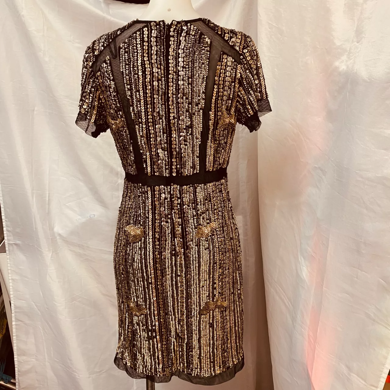 charlie brown sequin dress Black Sequin Waist Slip Dress - Charlie Brown main image 1