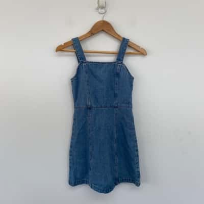 Seed Teen Blue Denim Dress  Size 12 