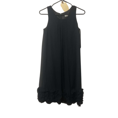 Womens Nicola Finetti Size 6 Black Sleeveless Dress    