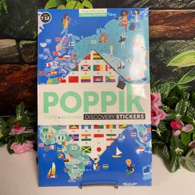 Poppik flags of the world sticker poster New
