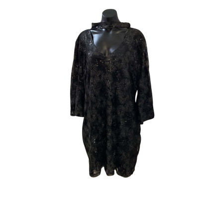 Boohoo Womens  Size 24 Cocktail Dress Black  