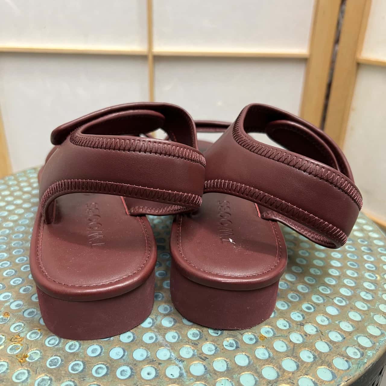 TWOOBS Women's Size 41 The OG Platform Sandals Maroon (s) - New Without ...