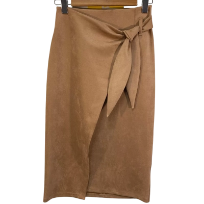 BNWT Sussan Womens Size XXS Wrap Skirt Tan
