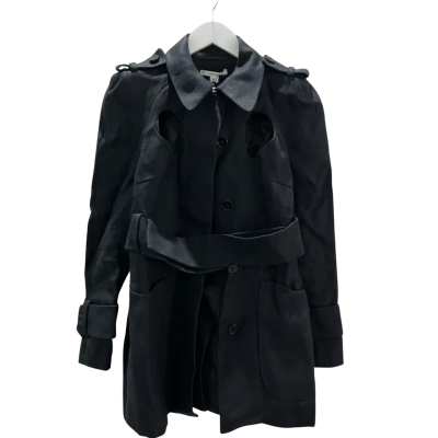  Carven Women’s Size 36 Black Noir Manteau Panama Jacket