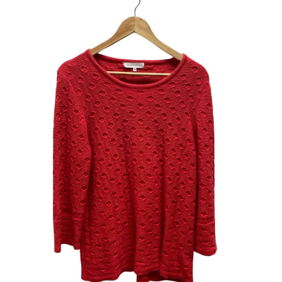 Black Pepper Womens Red Jumper Size M  