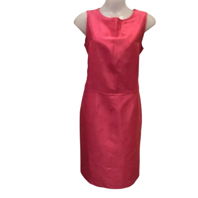  Vintage* Perri Cutten  Raspberry Pink Shift Dress.   Size 14 