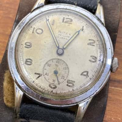 ***UNTESTED*** Ritex De Luxe 17 Jewel men’s watch 