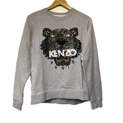 Kenzo Womens  Size S Crew Neck Jumper Grey 