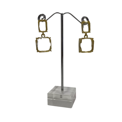 Unbranded Women's Earrings Costume Jewellery Gold/Clear