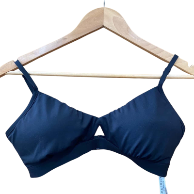 Seafolly Black Hybrid Bralette Bikini Top Size 12