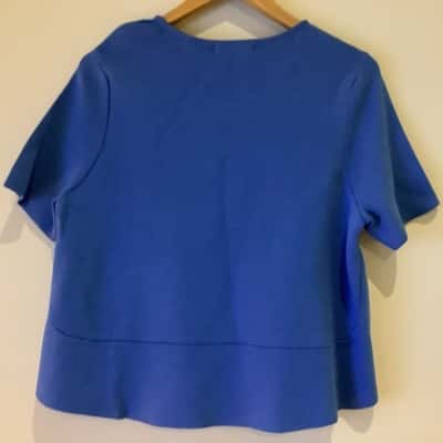 BNWT**Mister Zimi   Bobbie Knit Tee in Blue.   Size L 