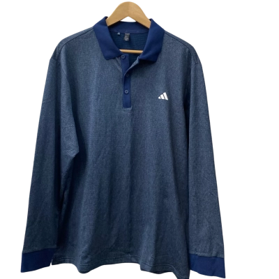 Adidas Mens  Size XL Jersey Navy Blue / Striped 
